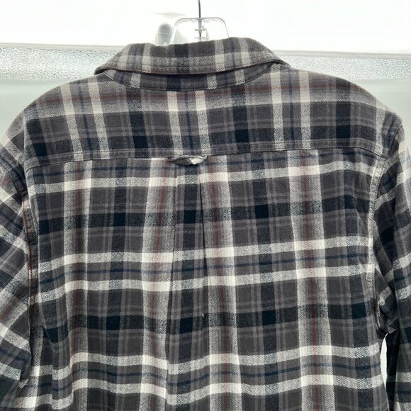 Eddie Bauer Men's Plaid Button Up Shirt Gray/Multi Size Large Long Sleeve - Picture 6 of 9